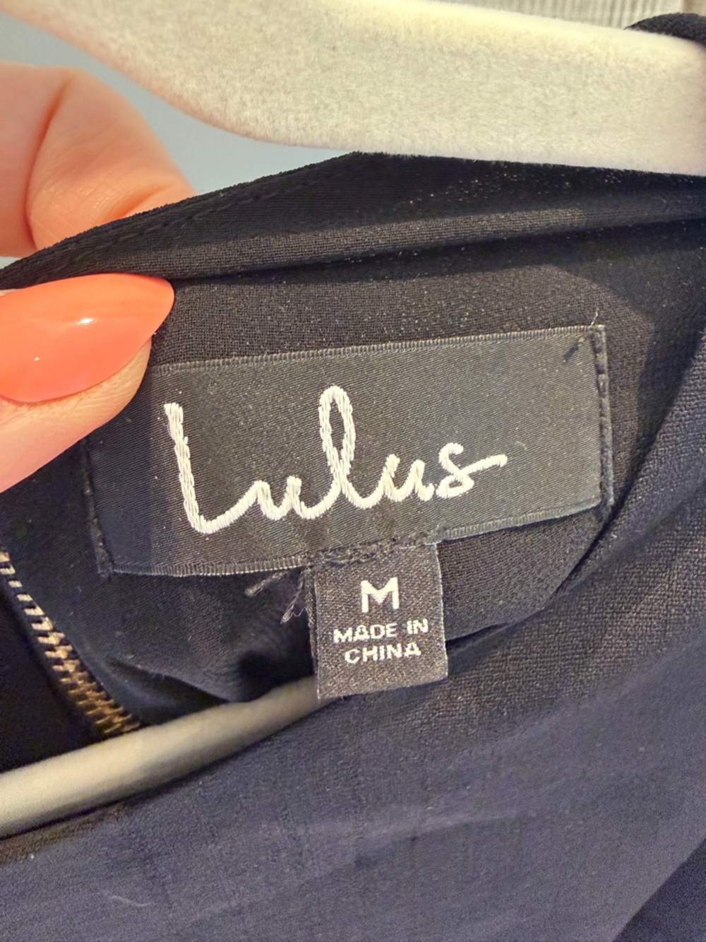 EUC Lulu's Black Mini Shift Dress - Picture 4 of 5